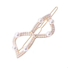 Заколки для волос для Для женщин с глазами Лук Полный Бриллиантовая заколка G0508