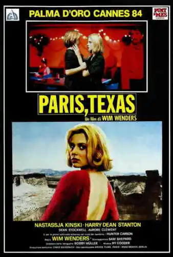 

PARIS, TEXAS Movie Art Wall Decor Silk Print Poster