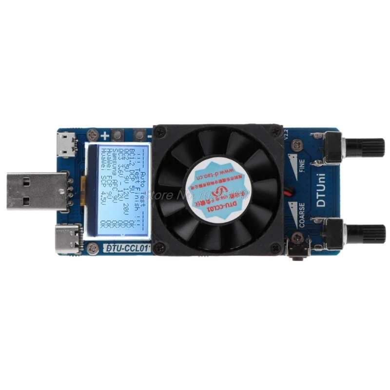

QC2.0/3.0 Triggers 35W Constant Current Dual Adjustable USB Electronic Load Test SQJ Dropship