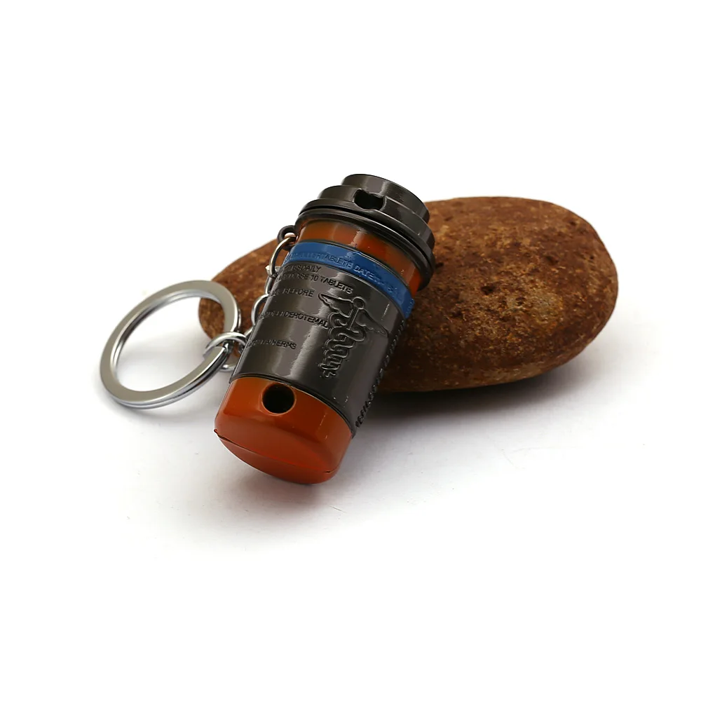 

Rainbow 6 Jewelry Siege 6 Health Action Bomb Toy Keychain for Men Metal Key Chain Kids Bag Charm