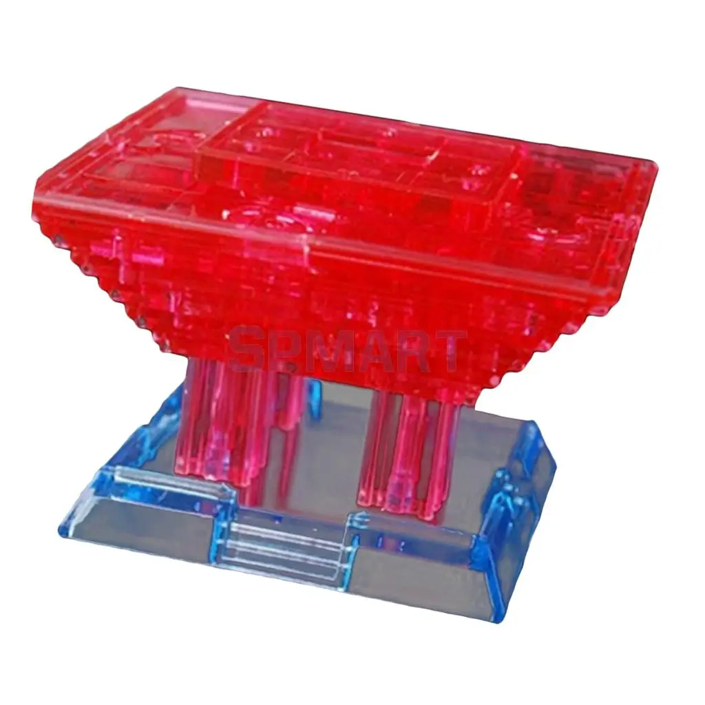 DIY 3D Crystal Puzzles Jigsaw Puzzles Tower/ Dolphin/ High Heel Shoes Model