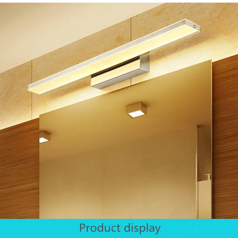 

LED Mirror Light 42/52/62/72cm 9/12/14W/16W AC110-240V Waterproof Modern Cosmetic Acrylic Wall Lamp For Bathroom Light