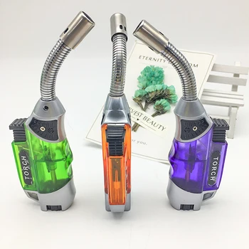 

New design Refillable gas lighter hottest torch jet Torch Butane lighters Blue Flame Welding Refillable Gas