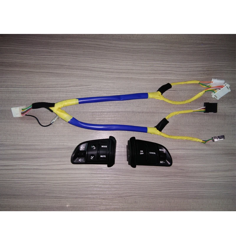

Free shipping Multi function Steering Wheel Audio Cruise Control Buttons For Kia sportage SL with back light car styling