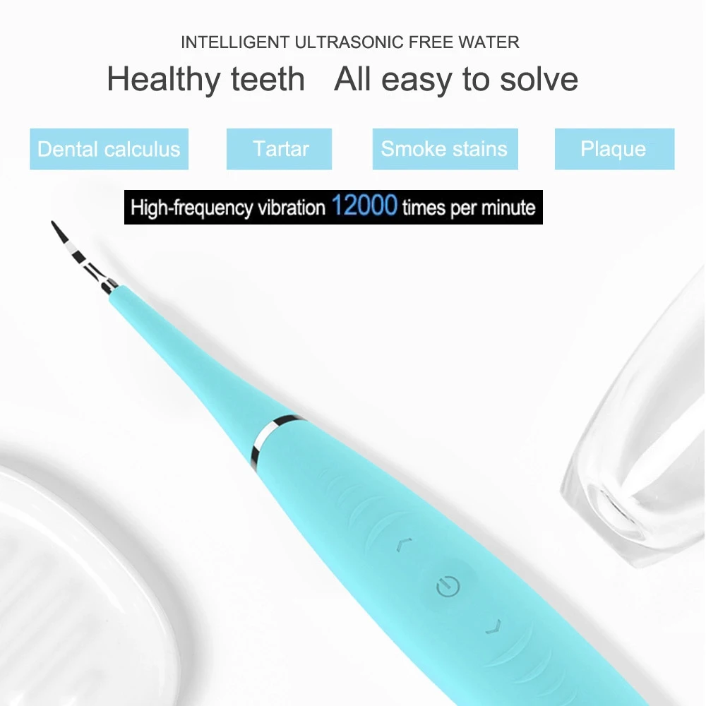  Teeth whitening Home Use Tooth Stain Remover Tartar Teeth Stains Scaling Tools USB Charging Ultraso