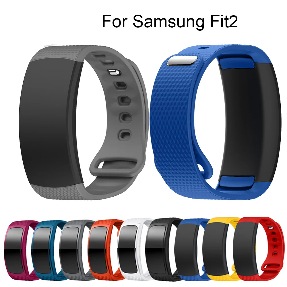 

Watchband For Samsung Gear FIT2/ FIT2 Pro 2018 Luxury sport Silicone Watch Replacement wrist bracelet Strap watch Wristband