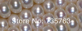 

xiuli 000166 2str AA+ 9--10mm luster white button freshwater pearl