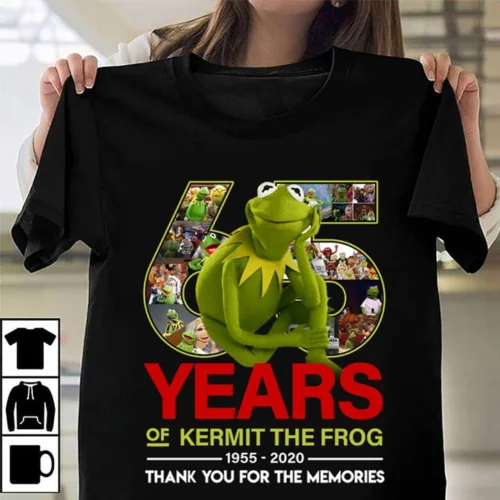 

65 Years Of Kermit The Frog Thank You For The Memories T Shirt Cotton Men S-6XL Men Women Unisex Fashion tshirt Free Shipping