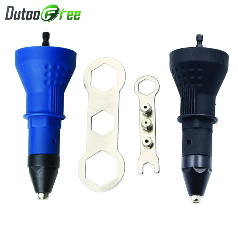 

Dutoofree Electric Rivet Nut Gun Riveting Tool Cordless Riveting Drill Adaptor Insert Nut Tool Riveting Drill Adapter