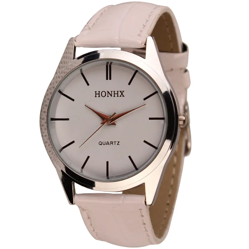 

2018 Fashion Womens Mens Ladies Girls Watches Leather Quartz Analog Dress Bracelet Wrist Watch Elegant Hot relogio feminino B70