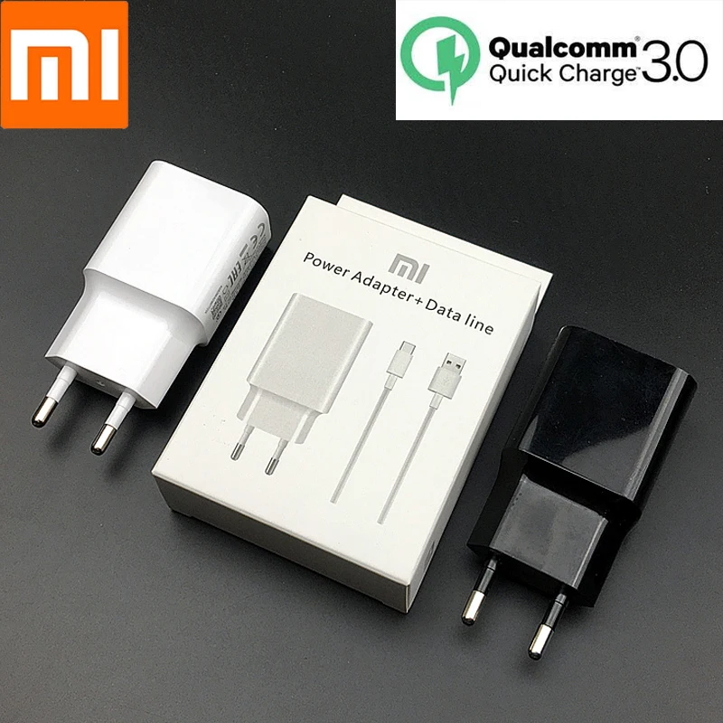 Xiao mi redmi note 8 зарядное устройство QC 3,0 Быстрая Зарядка адаптер питания usb для mi 8 9 lite se 9t pro a3 max 3 redmi note 7 8 pro
