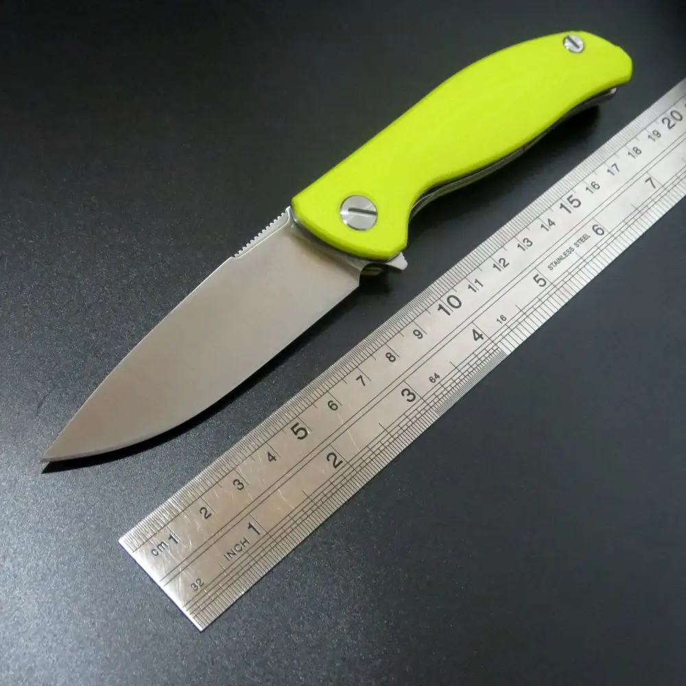 Comprar Eafengrow F3 plegable de Camping cuchillo 9Cr hoja G10 de bolsillo mango cuchillo táctico Flipper la supervivencia al aire libre de cuchillos