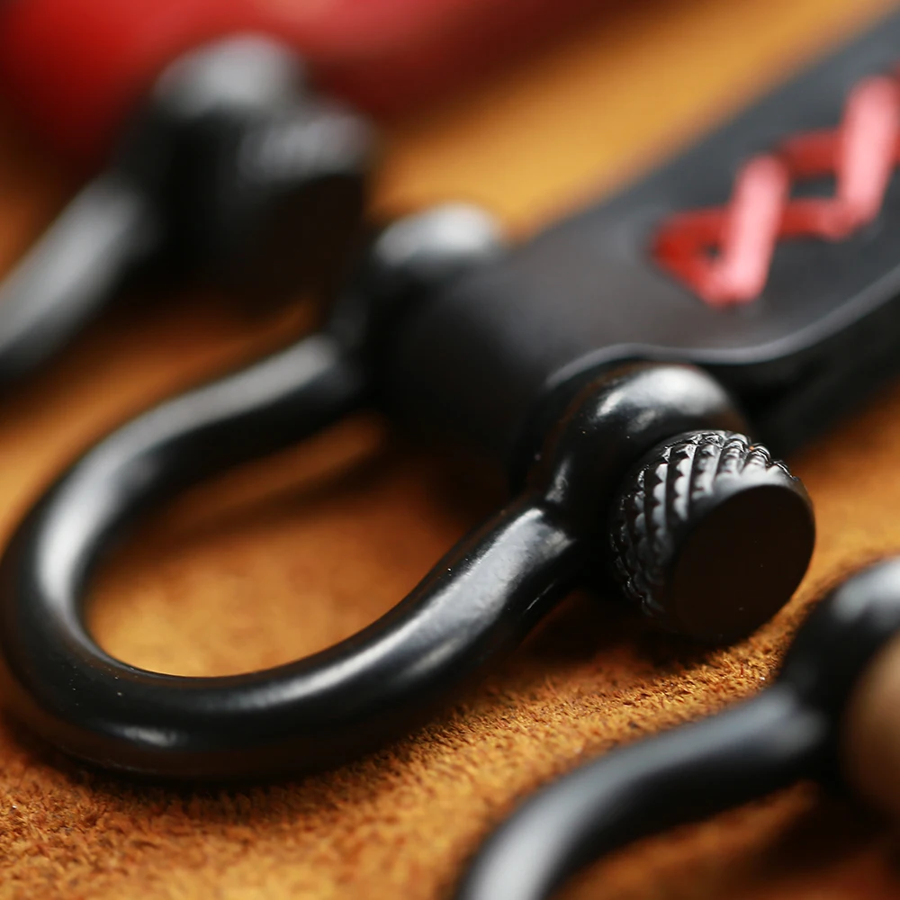 Брелок KEYYOU из натуральной кожи модный универсальный брелок для автомобильных