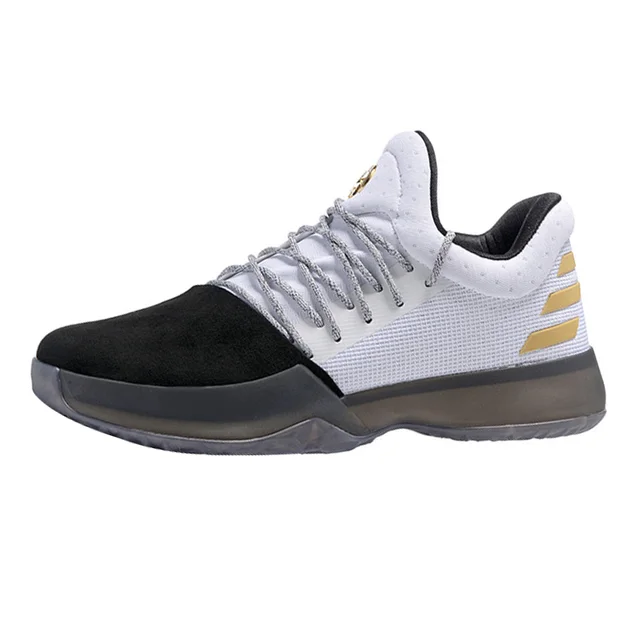 Adidas Harden Vol. 1 Men Basketball Shoes, Black White