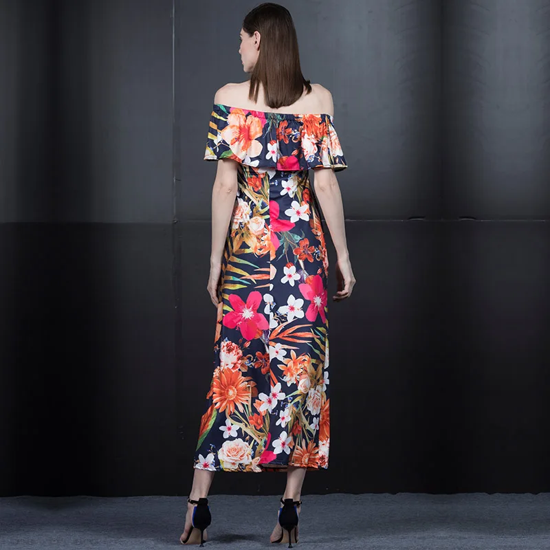 Bqueen-Women-Slash-Neck-Halter-Vintage-Floral-Print-Maxi-Dress-Female-Casual-Beach-Boho-Summer-Dress (2)