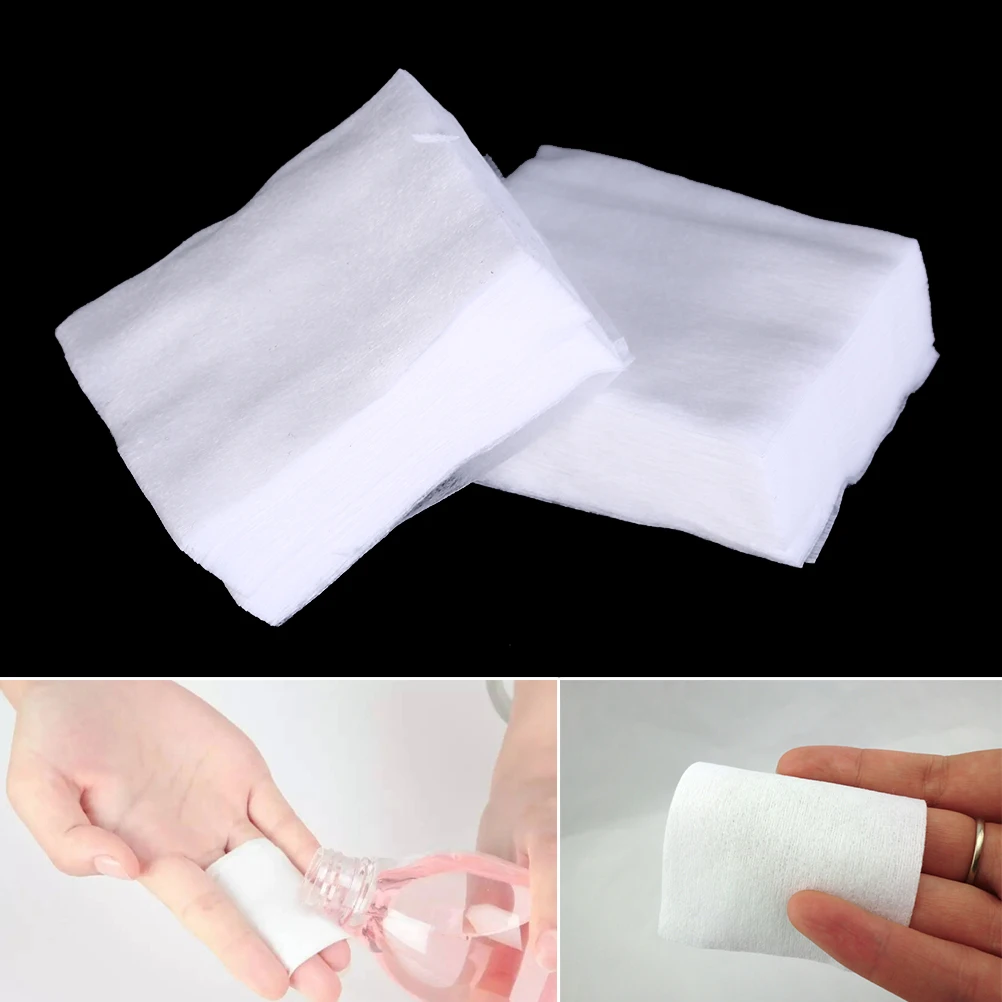 100Pcs Makeup Puff Cosmetic Makeup Remover Wipes Face Cotton Pads 