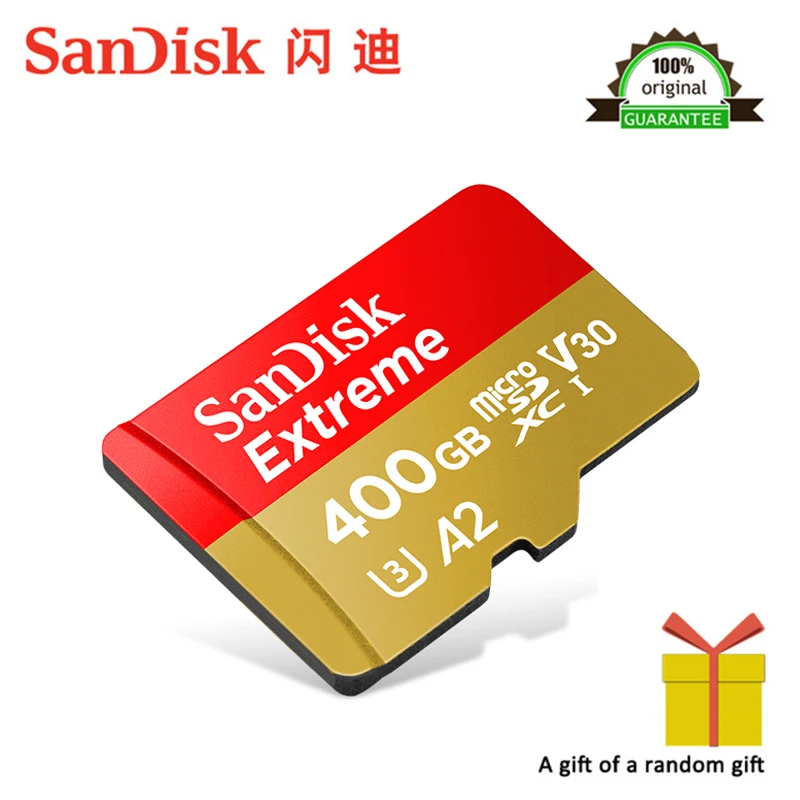 Карта памяти SanDisk Extreme Speed microSDXC UHS I 64 ГБ TF 160 МБ/с./с A2 Гб 128 256 класс 10 U3 с sd адаптером