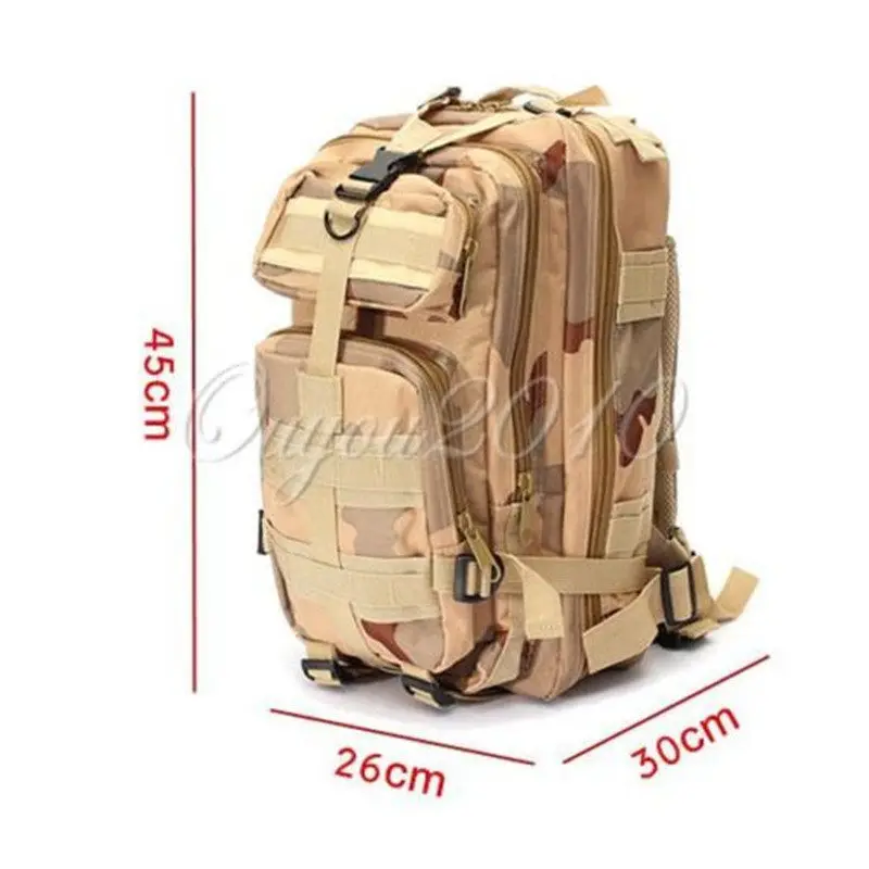 30L военный тактический рюкзак, рюкзак, регулируемый, для путешествий, кемпинга, треккинга, камуфляжная сумка, для улицы, спортивная сумка, армейская сумка