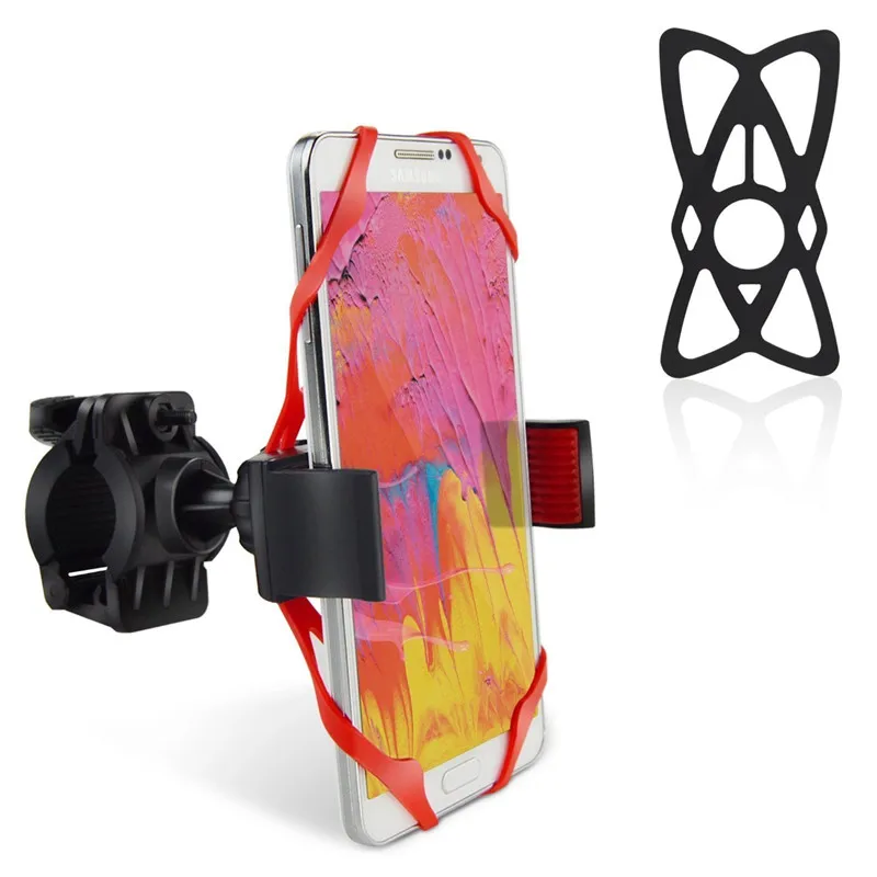 

New Security Rubber Bands Replacement Silicone Straps For Bike Phone Mount Universal Mountain Bicycle Phones Holder Support