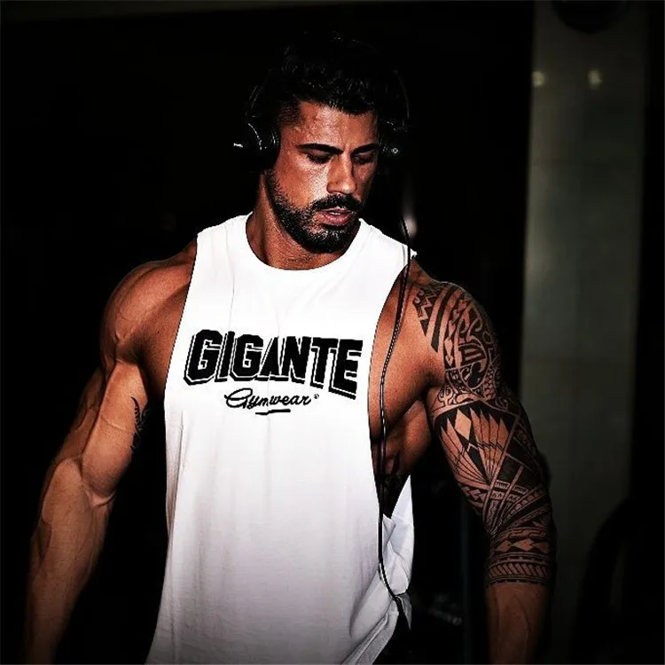 

2018 Men Quick Dry Vests Men Running Gym Tank Top Fitness Sleeveless T-shirts Gym Vest Workout Running Sport Running Vest