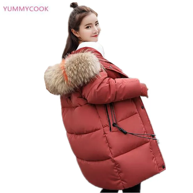 Winter Parker Coats Women Jacket Thicke Warm Large Size Down Cotton
