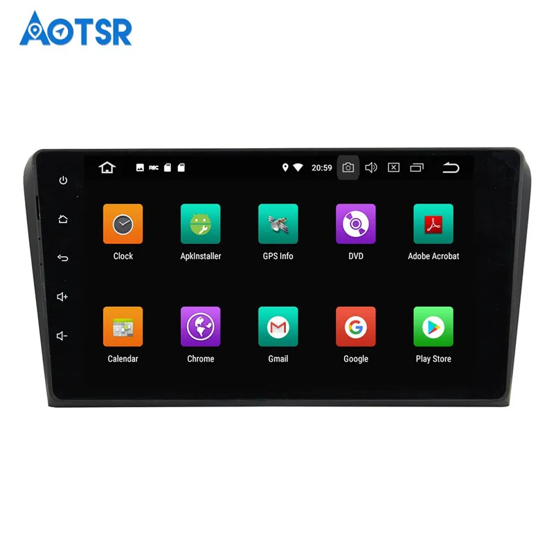 Cheap 10.1 Inch Android 7.1 8.0 Car GPS navi multimedia For Mazda3 2003-2009 no DVD player tape recorder unit car radio 7