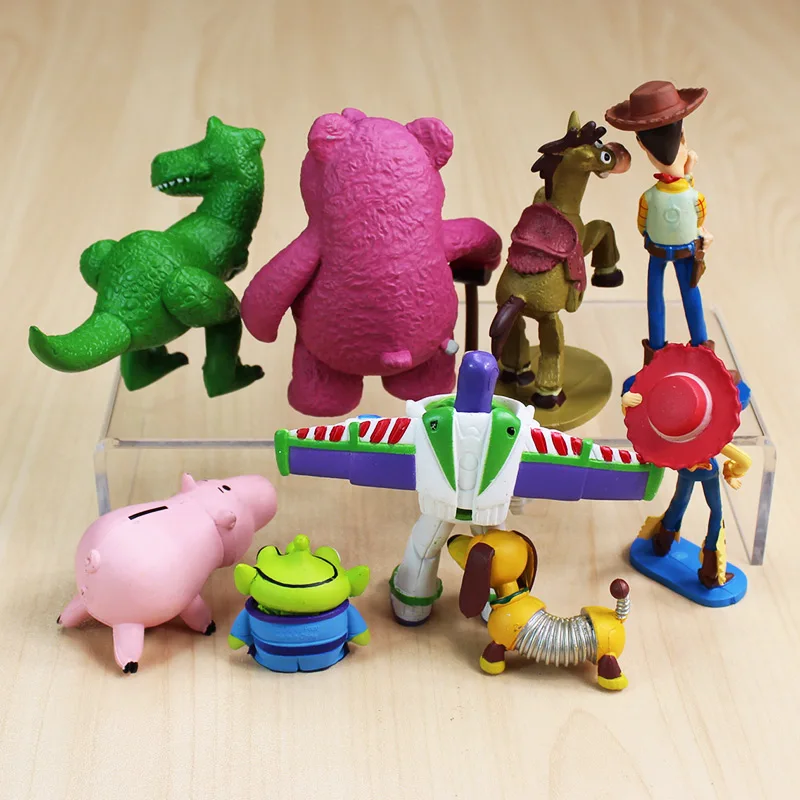 9 шт./лот игрушечные фигурки древесный гудок Лайтер Jessie Rex Mr Картофельная голова