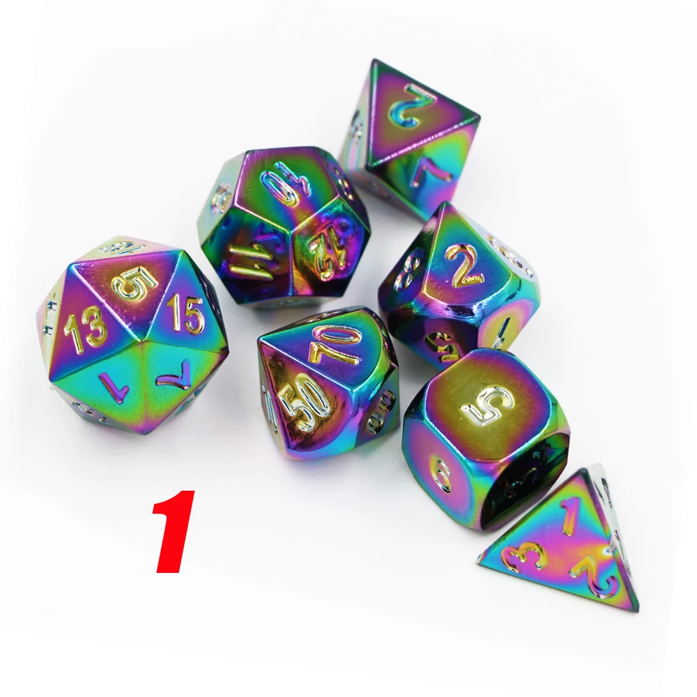 IMDG 7 шт./компл. креативные игральные кости для ролевых игр многогранные