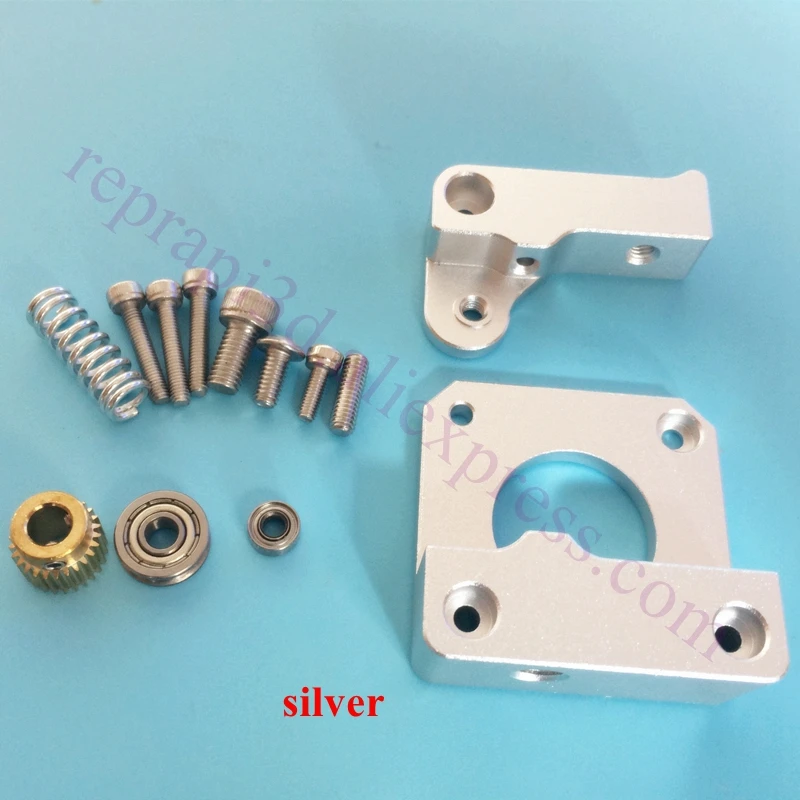 ترقية العالمي MK8 الطارد الألومنيوم كتلة Makerbot البثق ل Creality CR-10 Anet A8 Prusa I3 Tevo الرتيلاء 3D طابعة