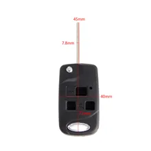 Car Remote Folding Flip Key Shell Case 3 Button Replacement Car Key Fob Covers For Lexus IS200 GS300 LS400 RX300 Uncut Blade Car Remote Folding Flip Key Shell Case 3 Button Replacement Car Key Fob Covers For Lexus IS200 GS300 LS400 RX300 Uncut Blade