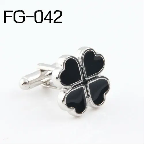 

Men's accessories Fashion cufflinks FREE SHIPPING:High quality cufflinks for men FIGURE 2013Cuff Links Four Hearts Wholesales