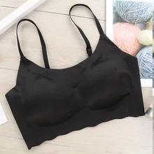 Женские мягкие Майки нижнее белье топы собрать вместе ударопрочный бесшовный большой код бега жилет девушки Спорт большой размер для s m l xl