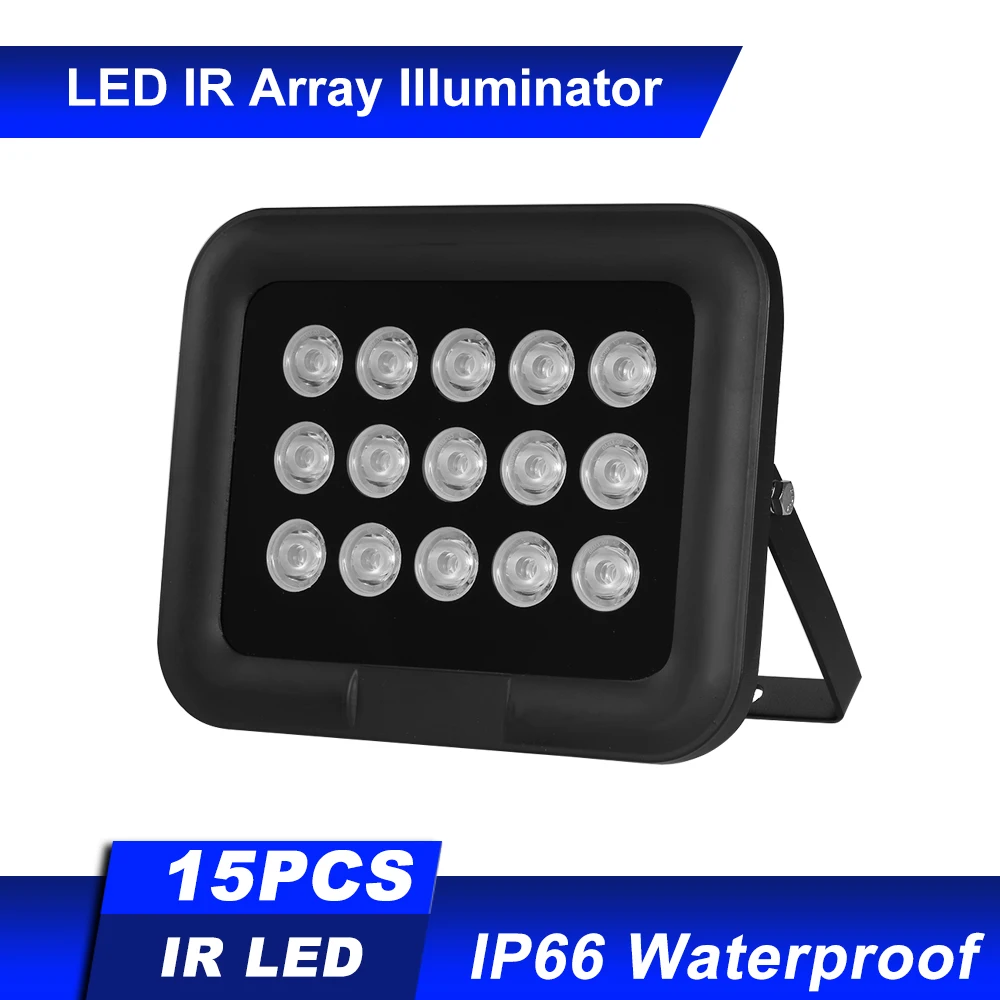 

Infrared Illuminator 6pcs Array IR LEDS IR Illuminator Night Vision Wide Angle Long Range Waterproof for CCTV Security Camera