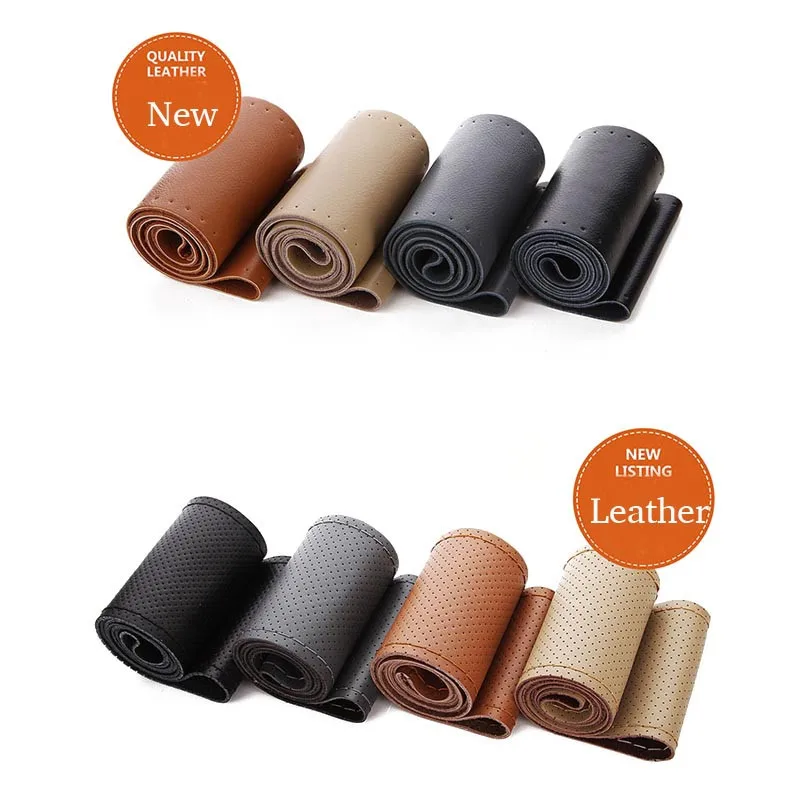 Car Braid Leather Steering Wheel (1)