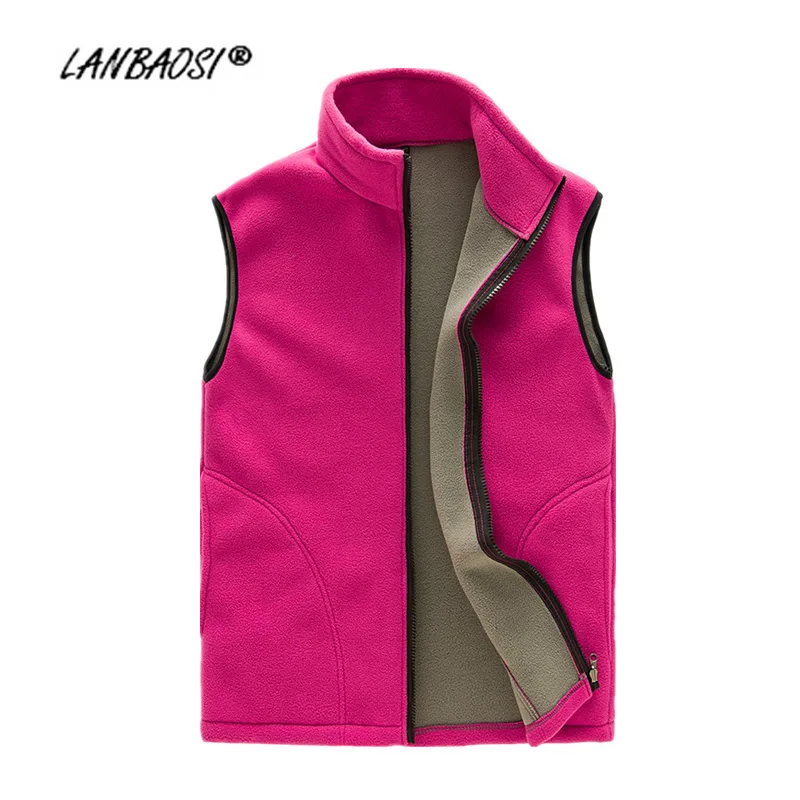 

LANBAOSI Outdoor Women's Fleece Vest Thermal Winter Warm Pockets Hiking Camping Trekking Skiing Hunting Cycling Sports Waistcoat