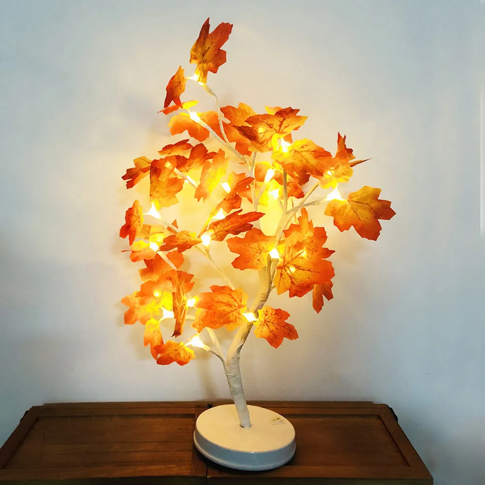 

LED Autumn Maple Tree String Lights Plant Holiday Light Home Christmas Decorative Light LE66