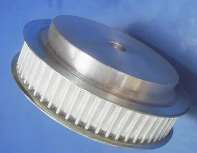 

Cheap price nigrescent silvery color 48teeth 2 flamg HTD 8M pulley