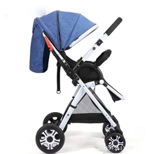 Lightweight bidirectional baby stroller folding car umbrella can sit can lie ultra-light portable on the airplane chidren pram europe no tax 2018 yoyaplus baby stroller lightweight folding umbrella car can sit can lie ultra light portable on the airplane