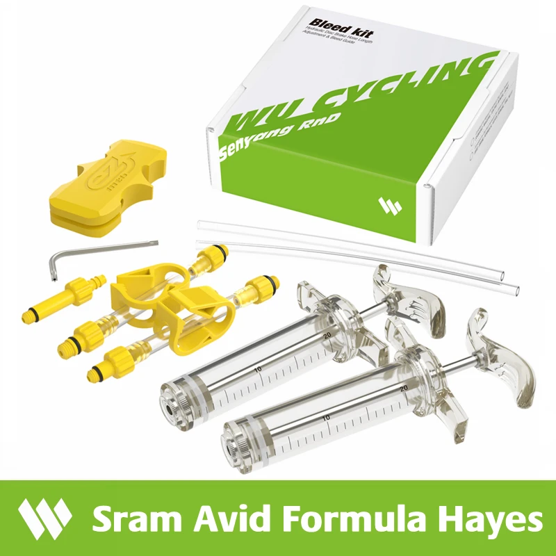 1Set Bicycle Hydraulic Brake Bleed Tool Kit for Sram avid formula hayes Series Disc Brake System Use Mineral Oil Brake Repair EZ 1Set Bicycle Hydraulic Brake Bleed Tool Kit for Sram avid formula hayes Series Disc Brake System Use Mineral Oil Brake Repair EZ
