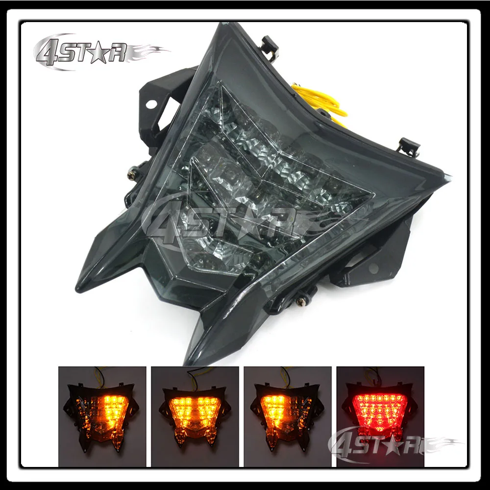 

Free Shipping Somke LED Rear Turn Signal Tail Stop Light Lamps Integrated Brake Light Fit BMW S1000RR 10 11 12 13 14 15 16