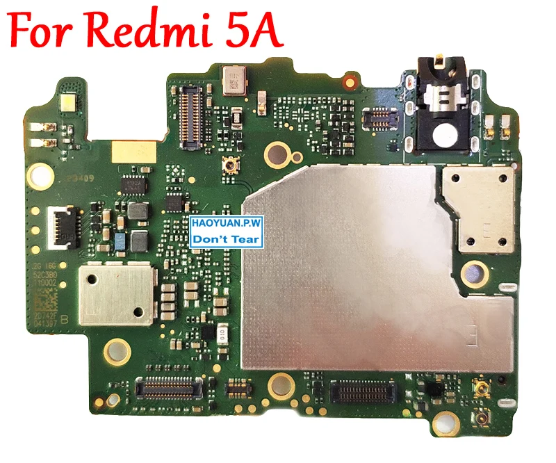 Протестированная Полная работа оригинальная разблокированная материнская плата для Xiaomi Hongmi Redmi 5A логическая плата электронная пластина Быстрая