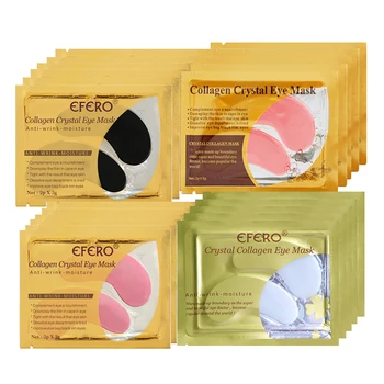 

EFERO 5Pair=10pcs Collagen Eye Mask Patch Under the Eyes Bag Removal Eye Mask Dark Circles Anti-Wrinkle Serum Eye Pad Sleep Mask