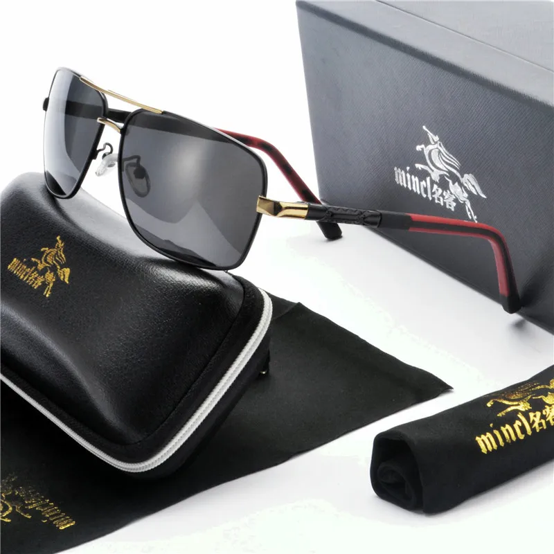 Поляризованные солнцезащитные очки для мужчин и женщин, фирменный дизайн, солнцезащитные очки черного цвета, UV400, для вождения, рыбалки, квадратные солнцезащитные очки FML