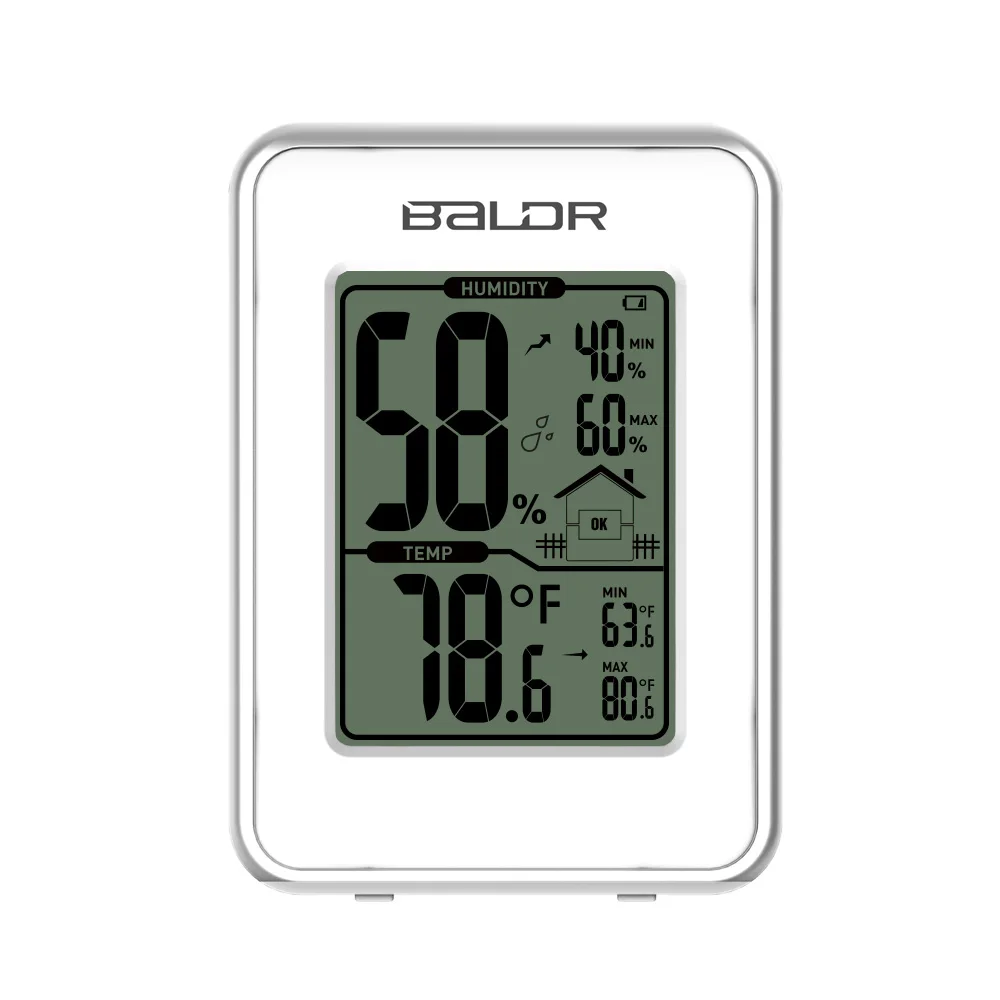 Baldr LCD Digital Thermometer Hygrometer Temperature Sensor Humidity