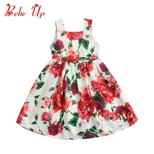 Flower Girl Dress Princess Kids Summer Designer Dresses For Toddler Girl Kids Fashion Clothes Sundress White With Floral Print Flower Girl Dress Princess Kids Summer Designer Dresses For Toddler Girl Kids Fashion Clothes Sundress White With Floral Print