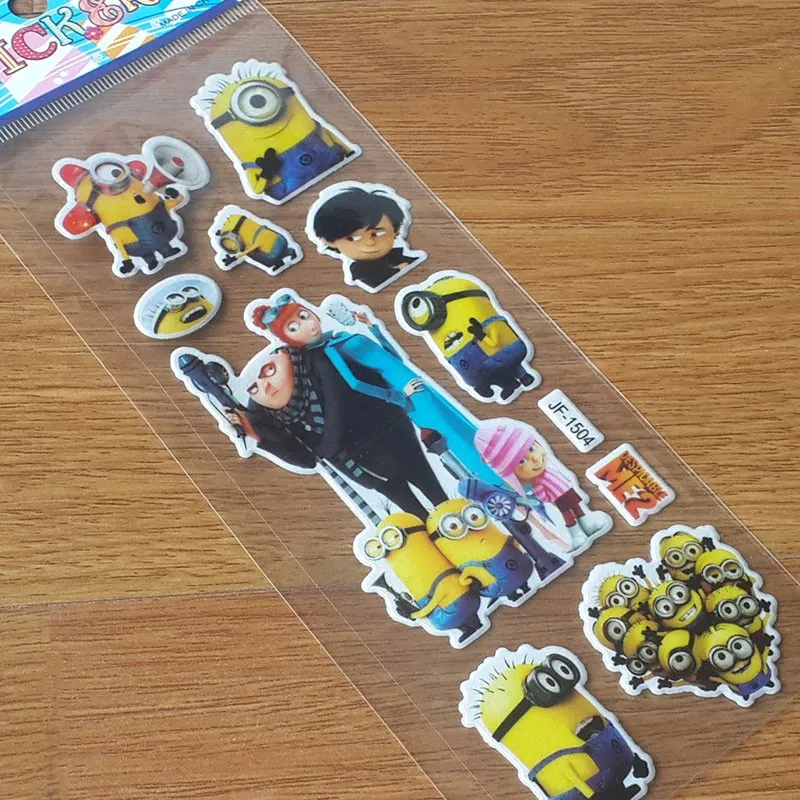 2016-New-5pcs-lot-Minion-toys-emoji-stickers-Popular-Emoji-stickers-For-Mobile-Phone-Kids-Rooms (3)