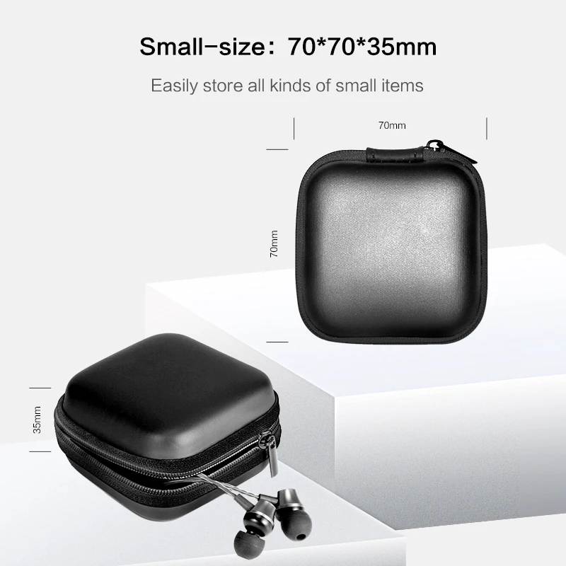 Портативный чехол DATA FROG для наушников сумка хранения SD TF карт USB Flash аксессуары