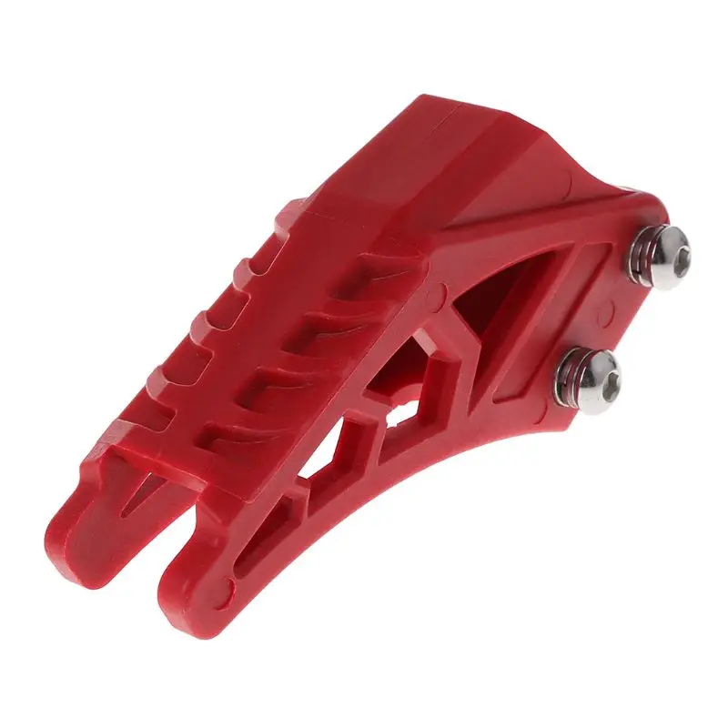 Красный 1 шт. цепная направляющая защита цепи Подходит для KTM CRF 250 R EXC CRF YZF KXF MX для BSE Bosuer Dirt Bike велосипед ямы ABM XMOTOS 4 цвета - Цвет: Красный