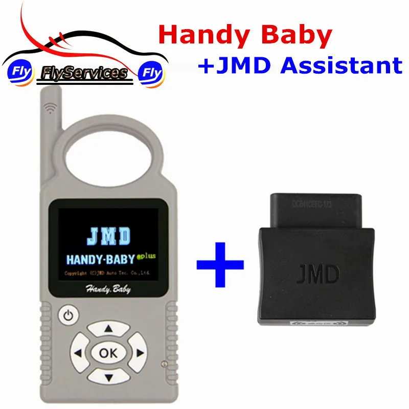 

2017 Handy Baby Auto Key Programmer CBAY Hand-held For 4D/46/48 Chips + JMD Assistant Handy Baby OBD Adapter For Volkswagen Cars