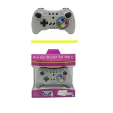 Серый Bluetooth Joypad беспроводной джойстик пульт дистанционного управления для wii U Pro беспроводной контроллер работает Ретро геймпад SNES
